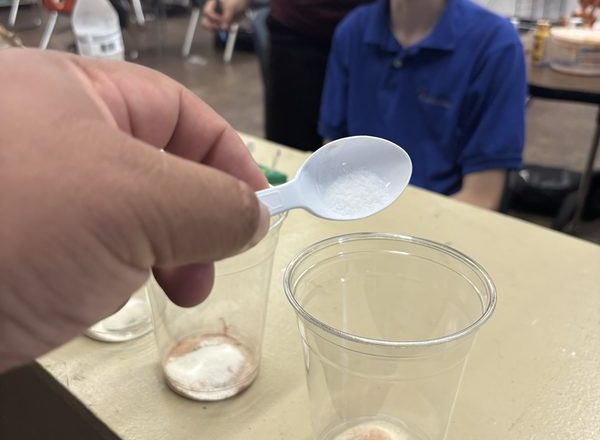 Measuring and mixing the second formula